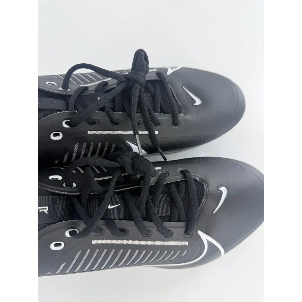 Nike Vapor Edge Pro 360 2 Football Cleats Black White FJ7023-001 Men's Size 13.5